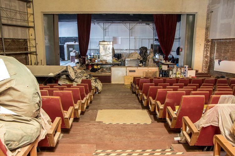Remont sali widowiskowej w&nbsp;MDK Kazimierz