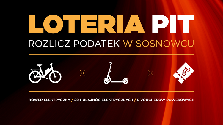 „Loteria PIT – rozlicz podatek w&nbsp;Sosnowcu”
