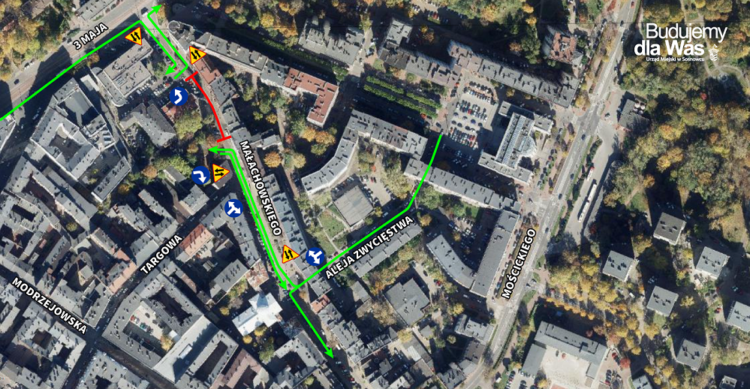 Zmiany na&nbsp;Małachowskiego