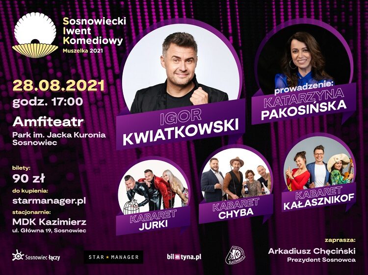 Kabaretowa elita w sosnowieckiej Muszelce