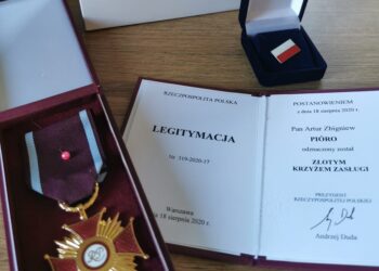 Artur Pióro odznaczony Złotym Krzyżem Zasługi