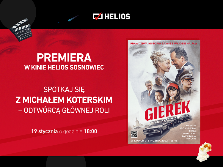 Wyjątkowa premiera filmu „Gierek” w&nbsp;Kinie Helios w&nbsp;Sosnowcu
