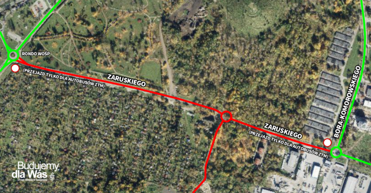 Ruszają prace przy przebudowie ul.&nbsp;Zaruskiego