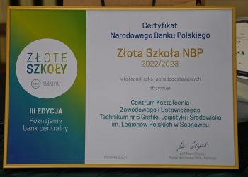 Stypendium Taurona dla energetyka z&nbsp;Technikum nr&nbsp;6