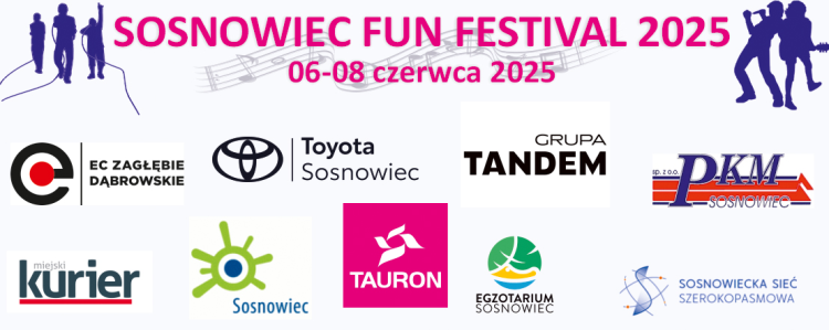 Sosnowiec Fun Festival 2025 (6-8 czerwca 2025)