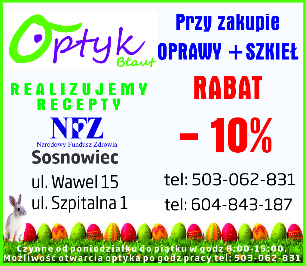 na MARZEC drugie wydanie WIELKANOC 2026 Zaklad Optyczny