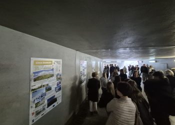 Przejście podziemne z&nbsp;planszami o&nbsp;historii Sosnowca